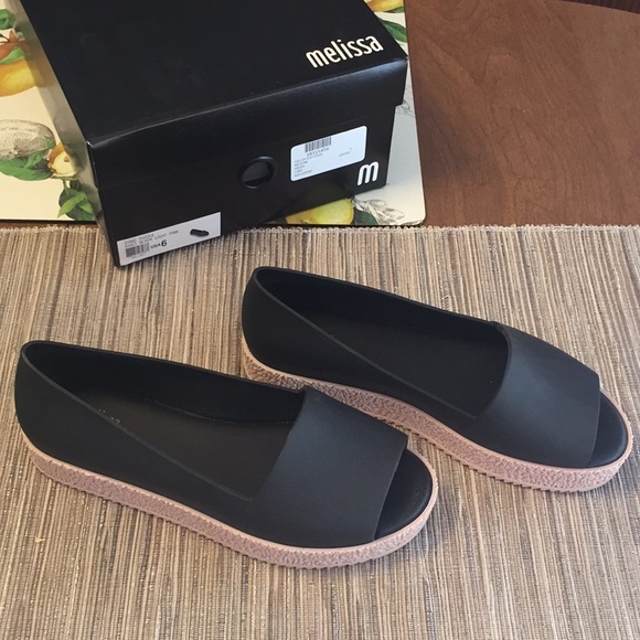 Melissa Puzzle Peep Toe Platforms - Picture 3 of 8